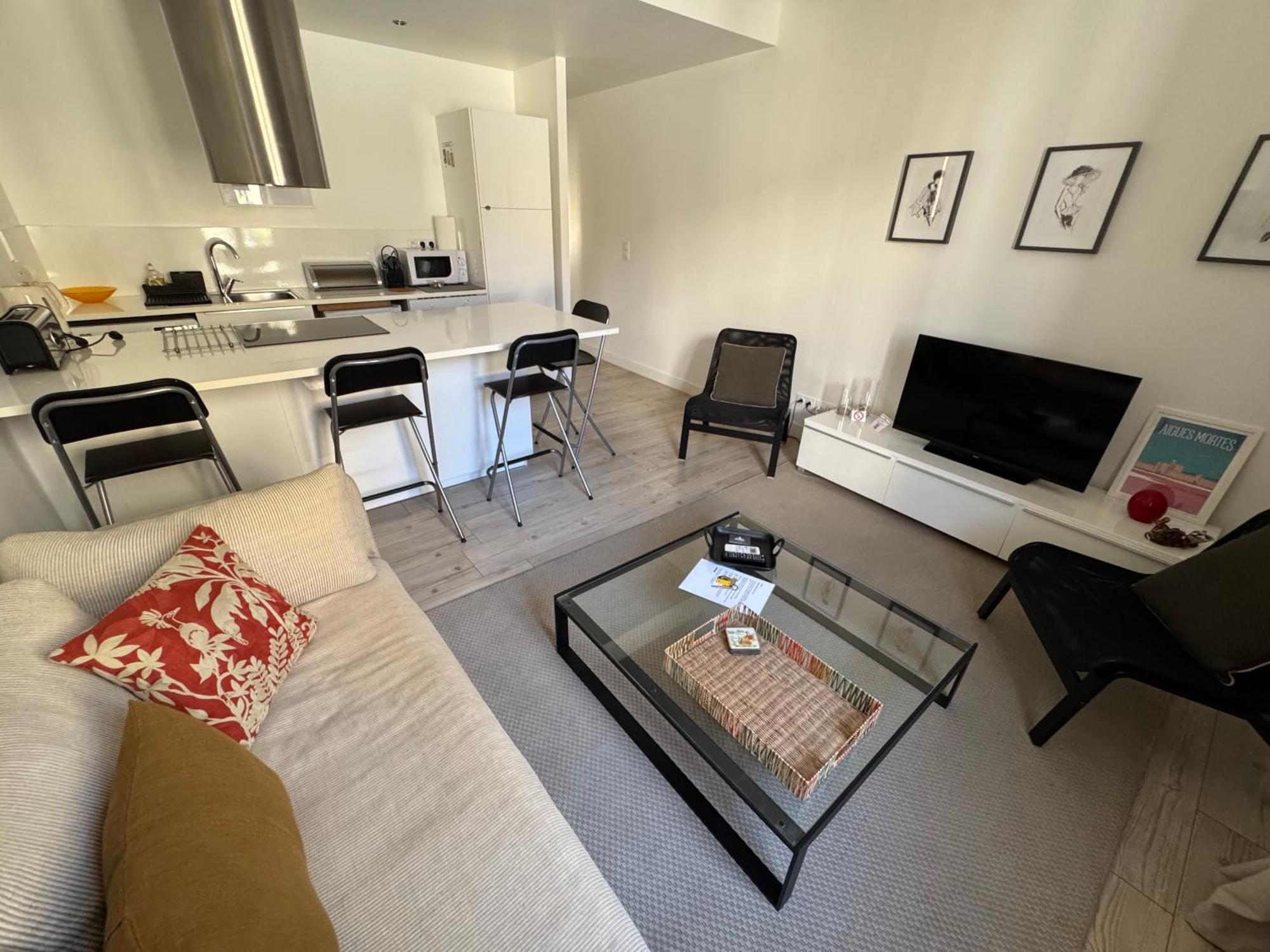Bel Appartement Terrasse 4 Etoiles Intra Muros Aigues-Mortes Dış mekan fotoğraf